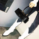 leather rectangle clutch - For you and all