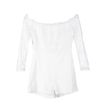 lace sheer romper shorts - For you and all