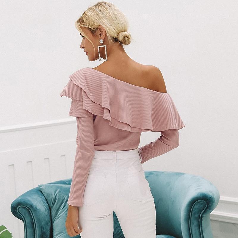 One shoulder ruffle top - For you and all