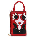 pattern earrings decorated  clutch - For you and all