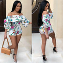 flower printed romper shorts - For you and all