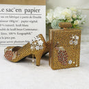 Golden crystal High heel with matching bag - For you and all