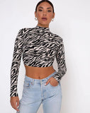 Dragon backless crop top - For you and all