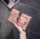 lock letter graffiti clutch - For you and all