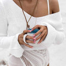 short slim Knitted  top - For you and all