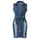 long jeans dress - For you and all