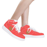 BS FLY9 Red Unisex High Tops
