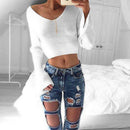 short slim Knitted  top - For you and all