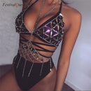 Metal chain beach tank top - For you and all