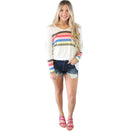 V-neck rainbow top - For you and all