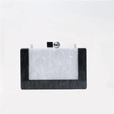 marble acrylic luxury clutch - For you and all