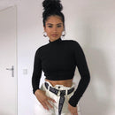 Open back criss cross crop top - For you and all