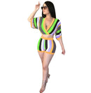 striped 2 piece shorts set - For you and all