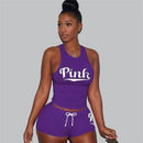 pink 2 piece shorts set - For you and all