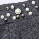 off shoulder beading zipper top - For you and all