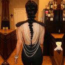 Elegant backless bead romper - For you and all
