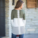 Striped back lace top - For you and all
