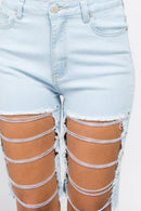 cutoff  chain  Bermuda  shorts - For you and all