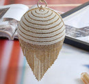 Diamond pearl beaded clutch - For you and all
