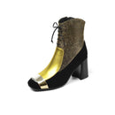 Square heel zipper boots - For you and all