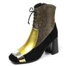 Square heel zipper boots - For you and all