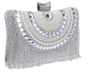 rhinestones diamond beaded clutch - For you and all