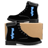 Black Waterproof Leather Boots