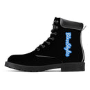 Black Waterproof Leather Boots