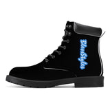 Black Waterproof Leather Boots