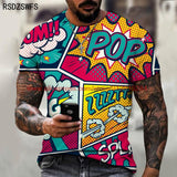 Graffiti Pattern T Shirt