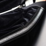 Velvet Silver Side Striped Tracksuits