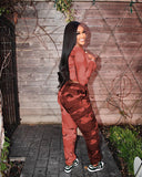 Camouflage Cropped Sweatsuit