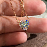 Diamond Heart Anniversary Necklace