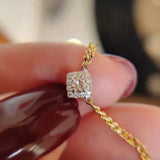 Gold South African Diamond Necklace
