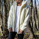 Fluffy Plush Faux Lamb Wool Sweater