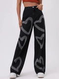 Heart Wide Leg Jeans