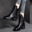 Lace Up Zipper Boots
