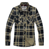 Casual Checker Dress Shirt