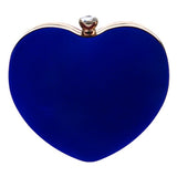 Red Heart Golden Velvet Clutch