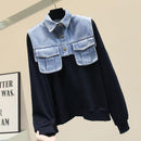 denim cotton Sweatshirt - For you and all