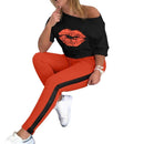 lip print sweatsuit - For you and all