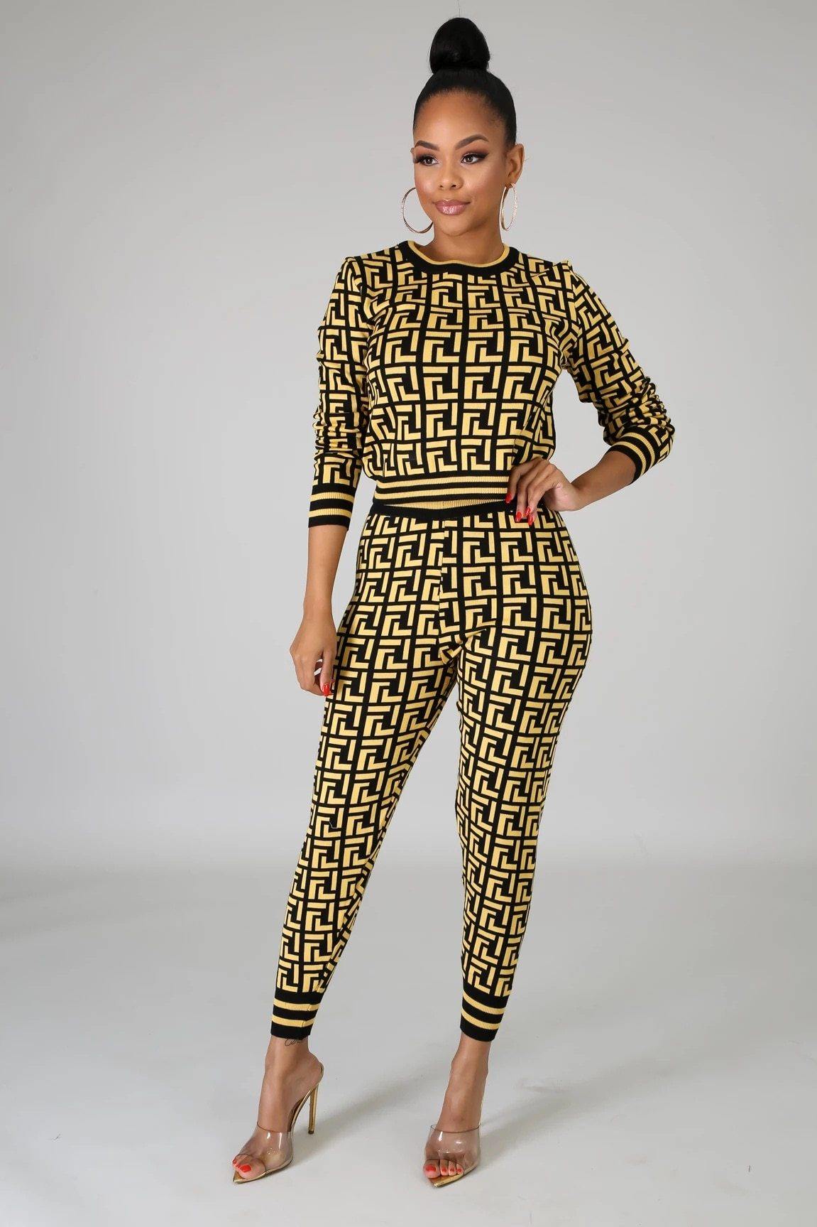 Round Neck pattern sweat suit - For you and all