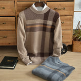 cashmere plaid sweater