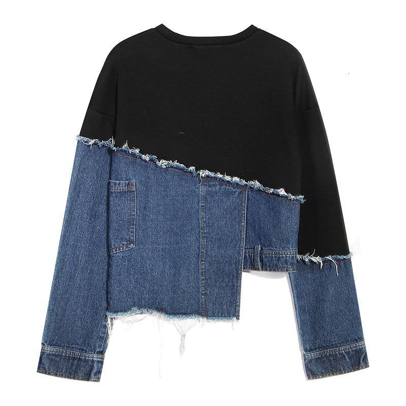 loose fit denim Sweatshirt - For you and all