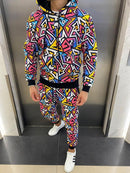 Graffiti Hoodie Tracksuit