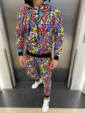 Graffiti Hoodie Tracksuit