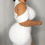 Plus Size Pearl Party Dress