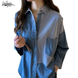 Jeans Stripe Blouse