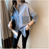 Jeans Stripe Blouse