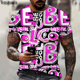 Graffiti Pattern T Shirt